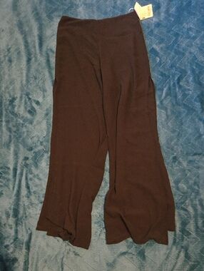Women's Black Wide-Leg Pants